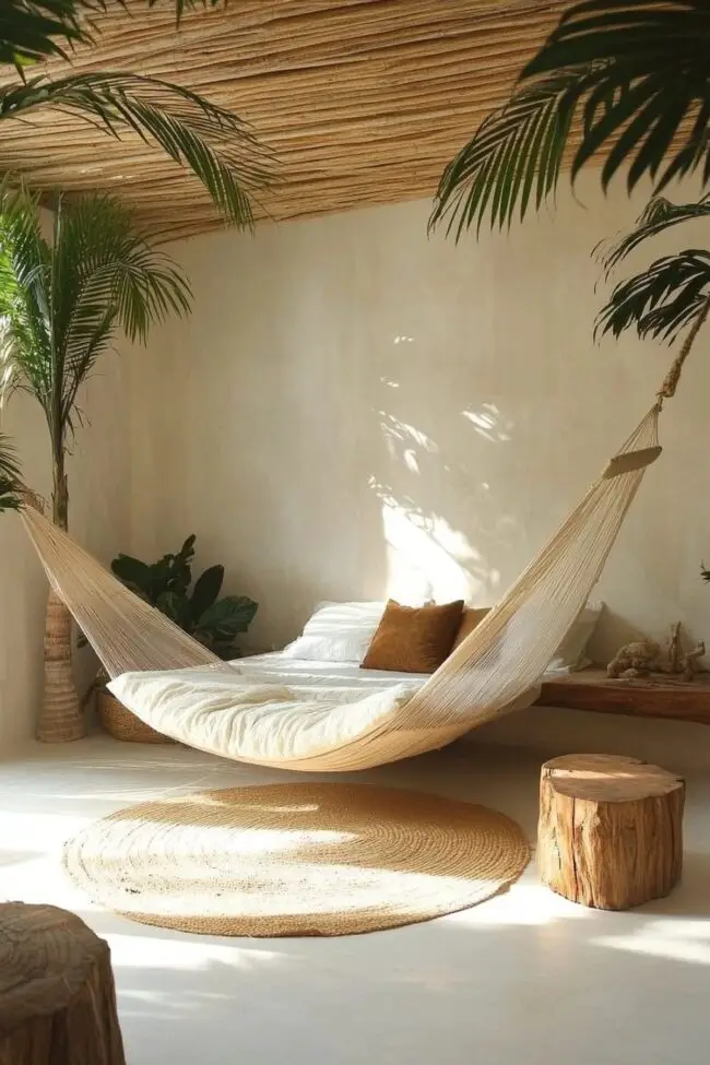 Tropical Hammock Retreat on an Island