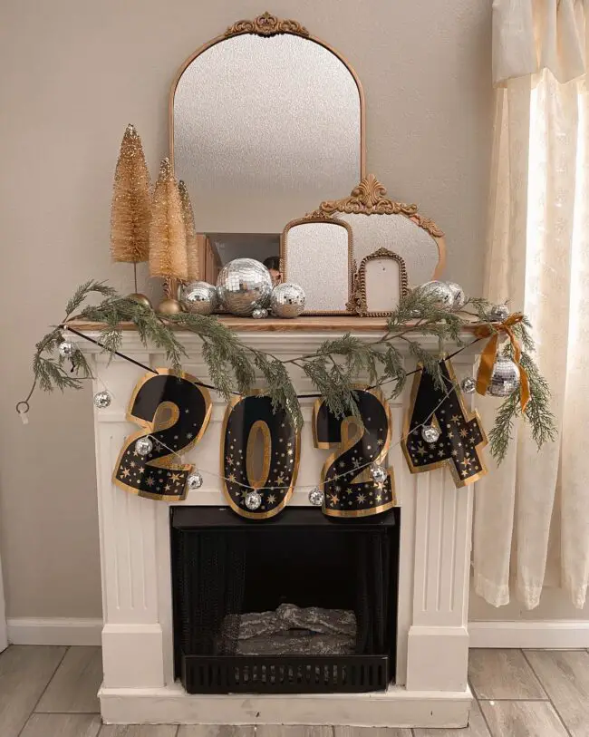 Elegant 2024 Mantel Styling