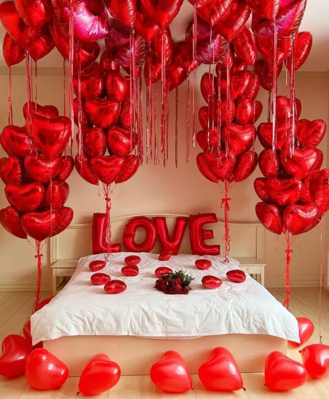 Heart-Filled Valentine Bedroom