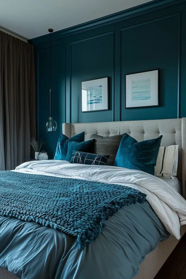 Contemporary Teal Style Statement