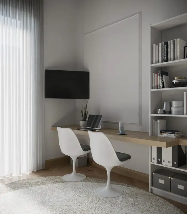 Minimalist Workspace with Modern Design