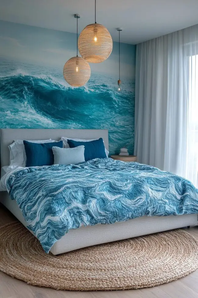 Ocean Wave Calm Space