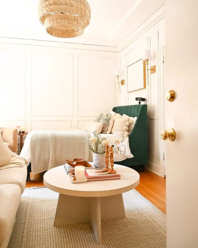 Elegant Neutral Bedroom with Luxe Details