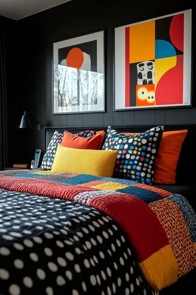 Bold Pop Art Bedroom