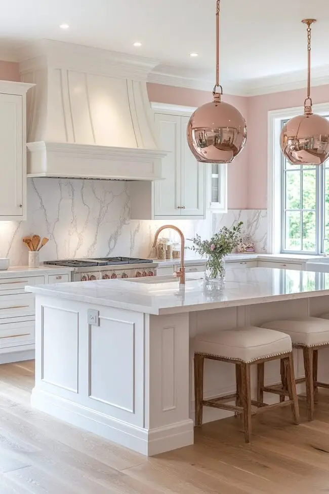 Pink Palette Kitchen Design