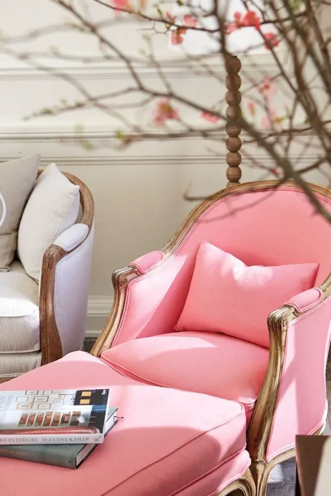 Pink Accents in Timeless Elegance