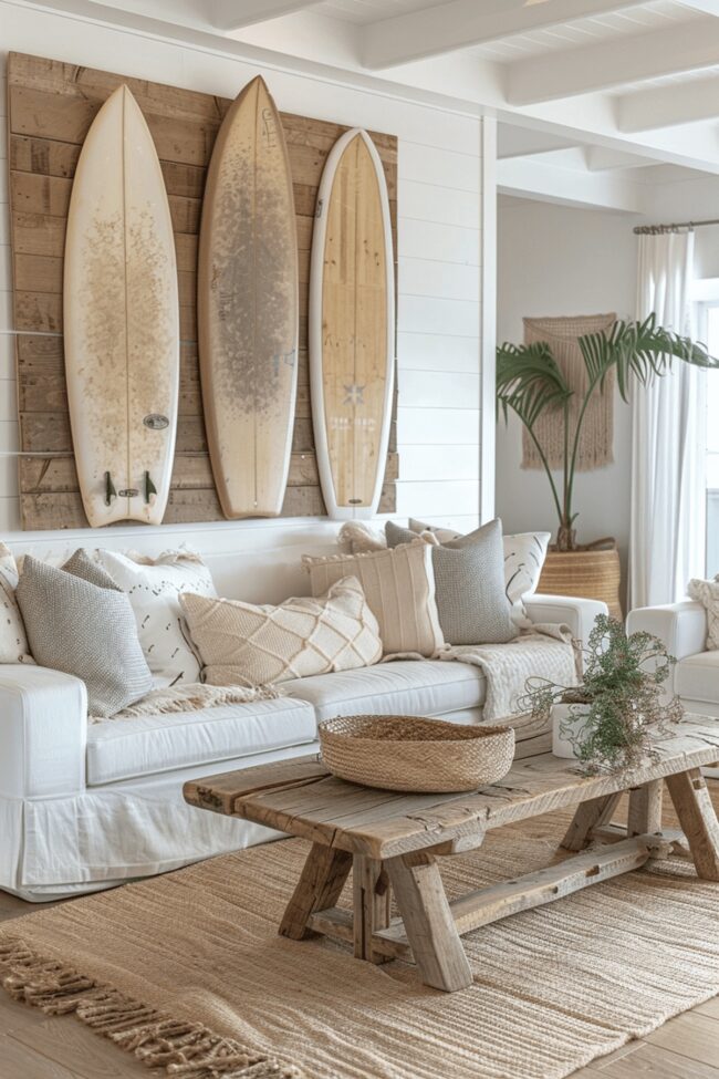 Coastal Calm Living Area