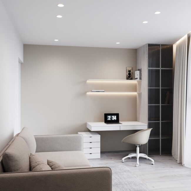 Sleek Functionality in Minimalist Chic