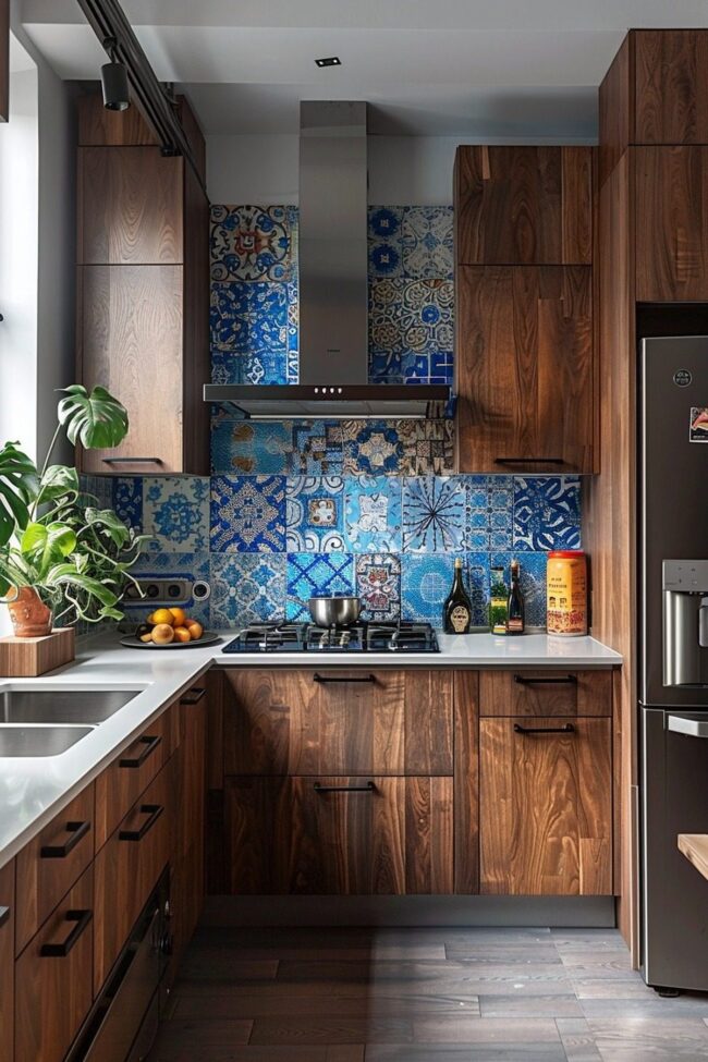 Striking Backsplash Ideas for Compact Kitchens