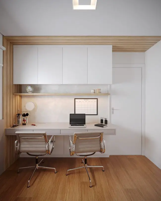 Elegant Shared Workspace Design