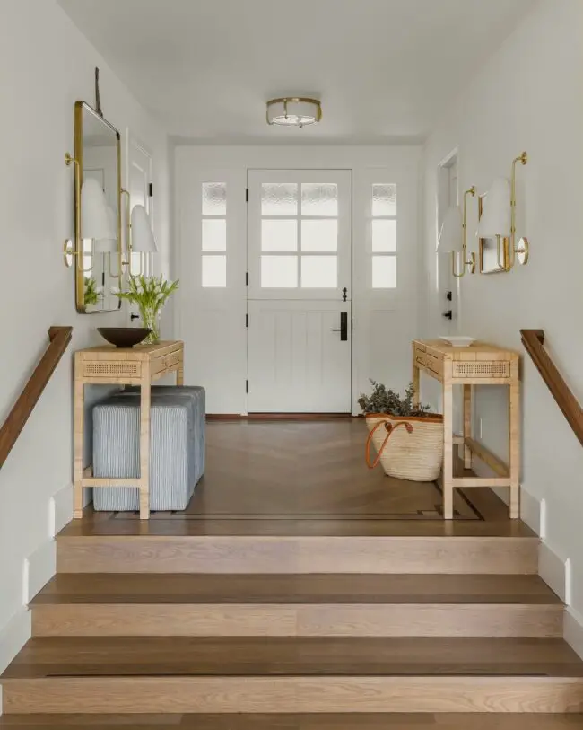 Bright, Warm, Practical Entryway