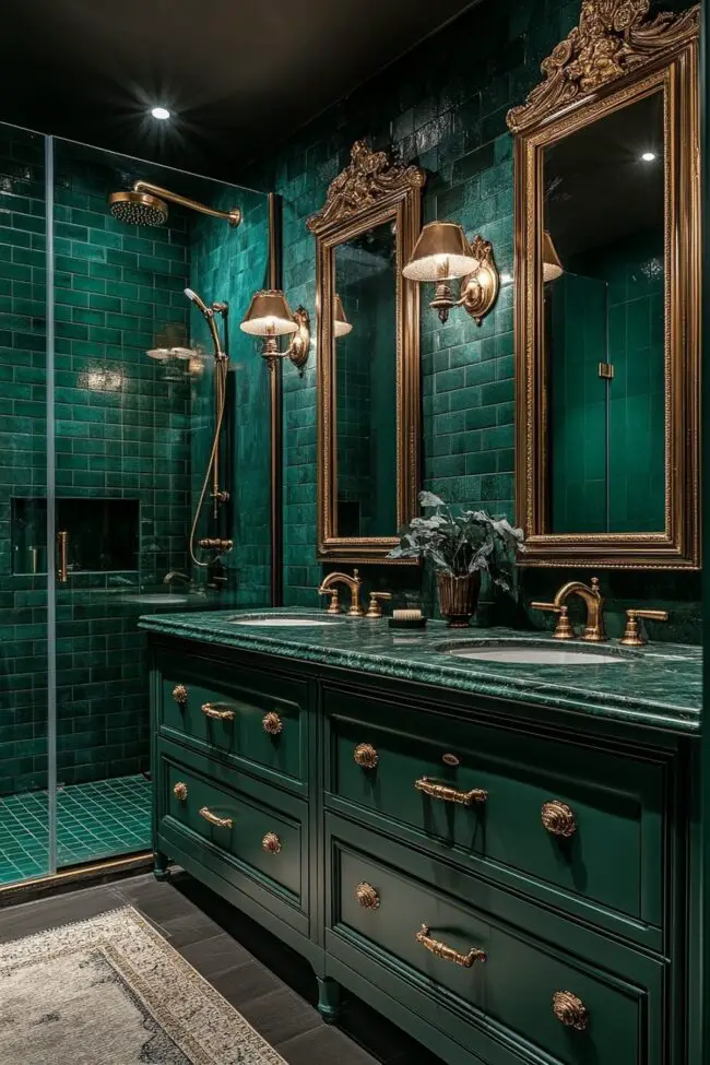 Stunning Jade Bathroom Retreat