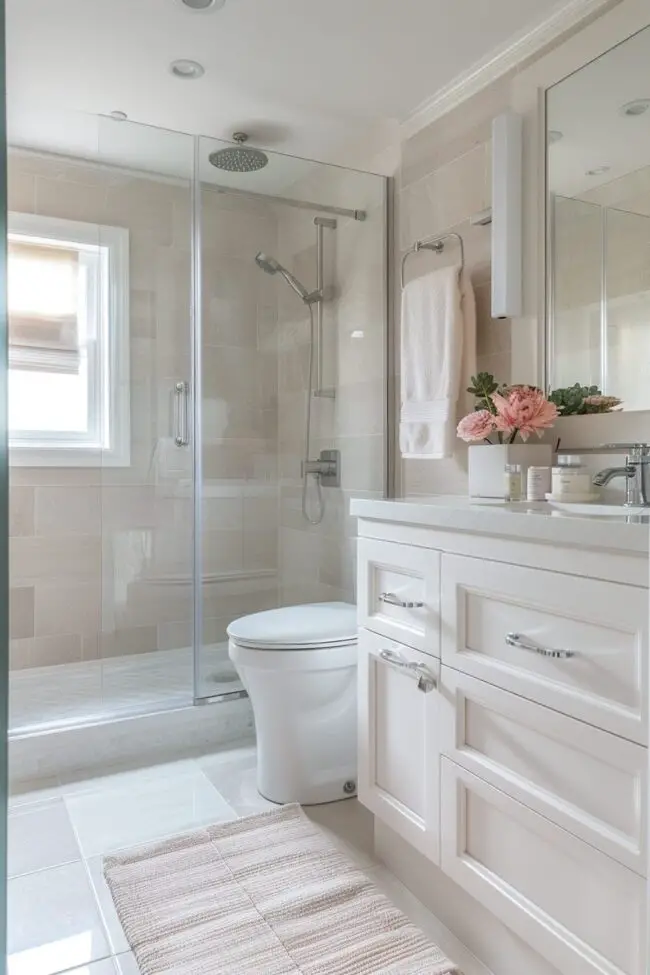 Spacious and Inviting Small Bathroom