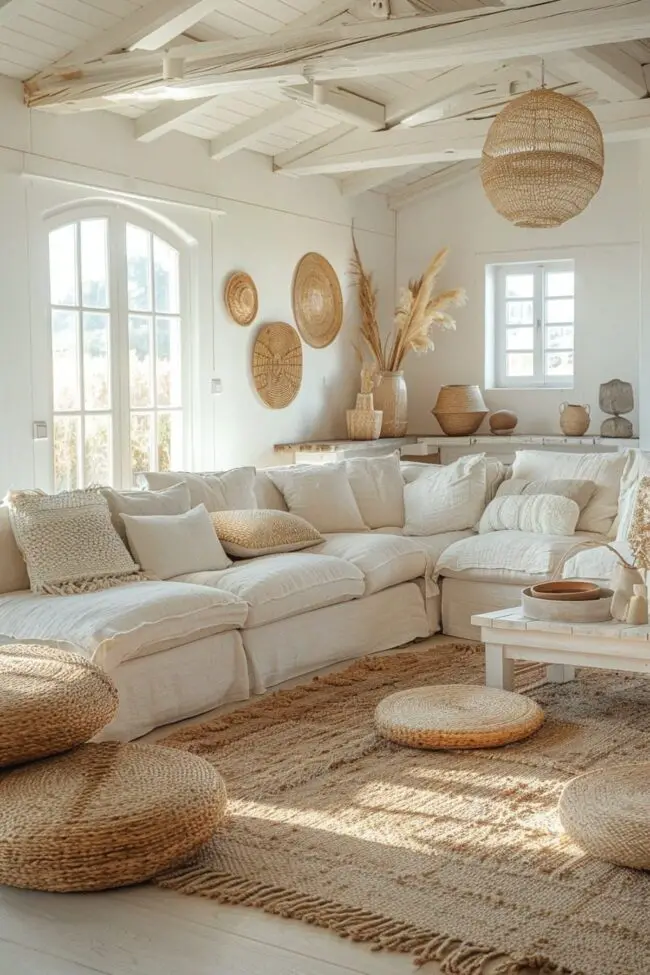 Chic Scandi Boho Living Room Designs