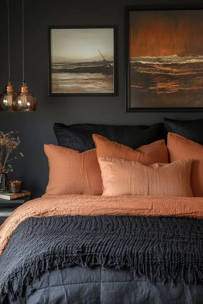 Elegant Black and Copper