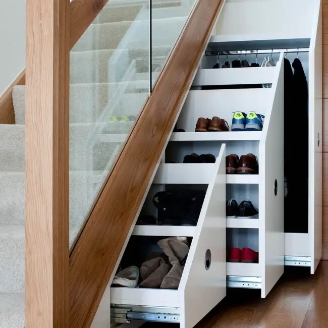 Sleek Shoe Closet