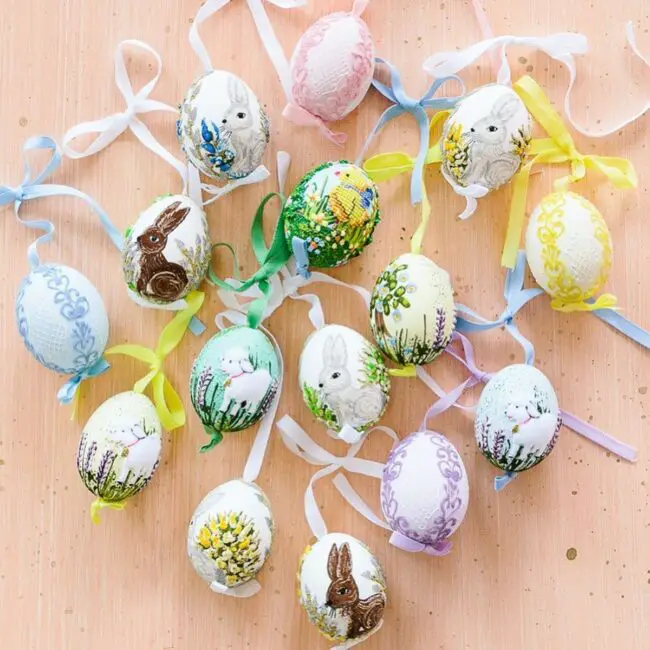 Tapestry of Easter Ornaments