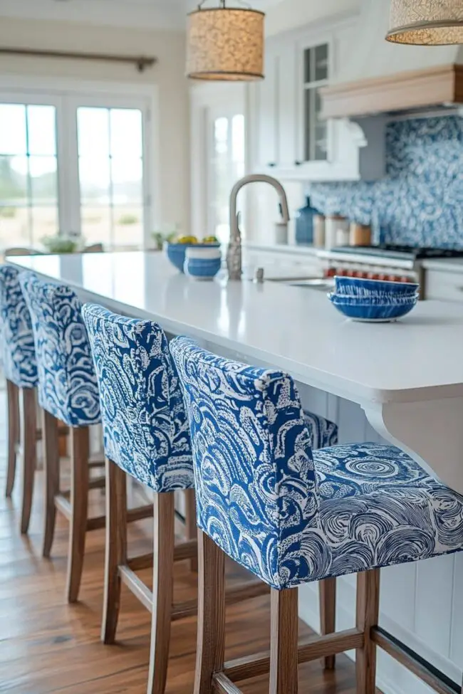 Stylish Seating for Coastal Dining