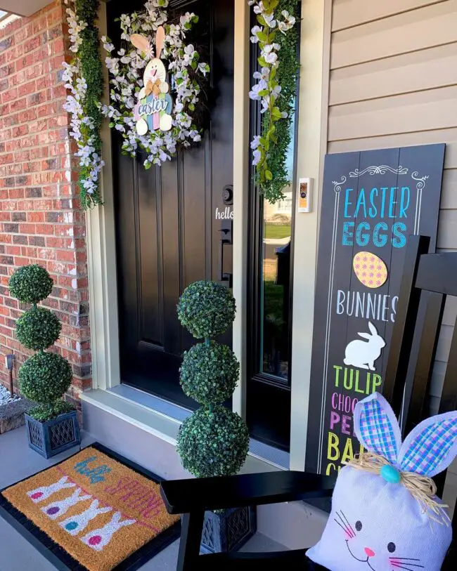 Charming Entryway with Festive Flair