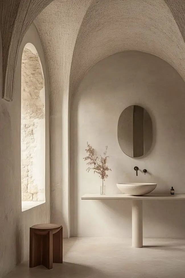 Simple Tranquil Bathroom Design Ideas