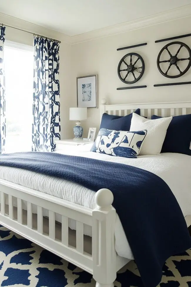 Nautical Inspired Bedroom Retreat