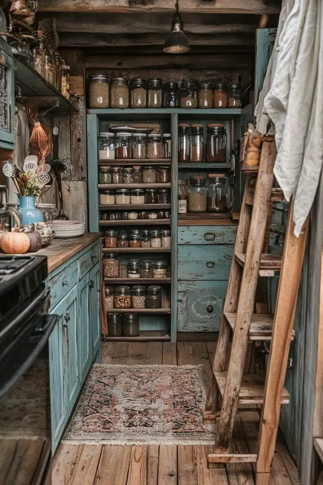 Rustic Appeal Kitchen Storage