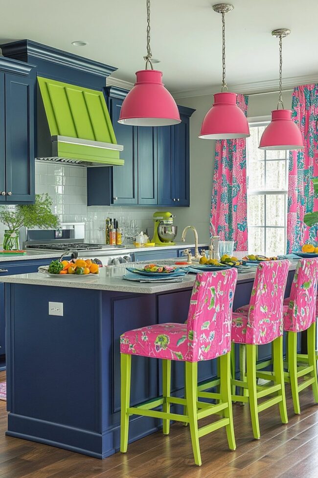 Chic Color Stations for Preppy Style