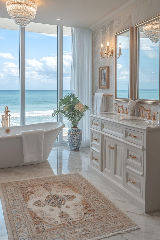 Best Lighting Choices for a Coastal Farmhouse Bathroom