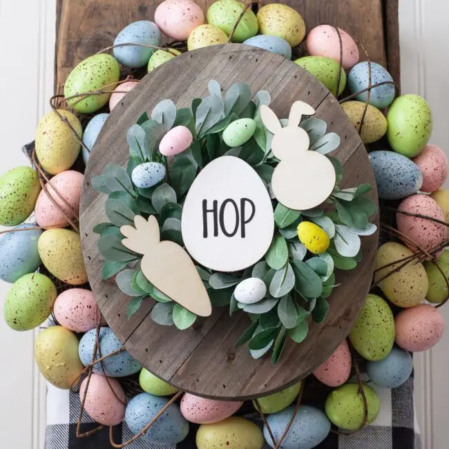 Rustic Wreath with a Playful Twist