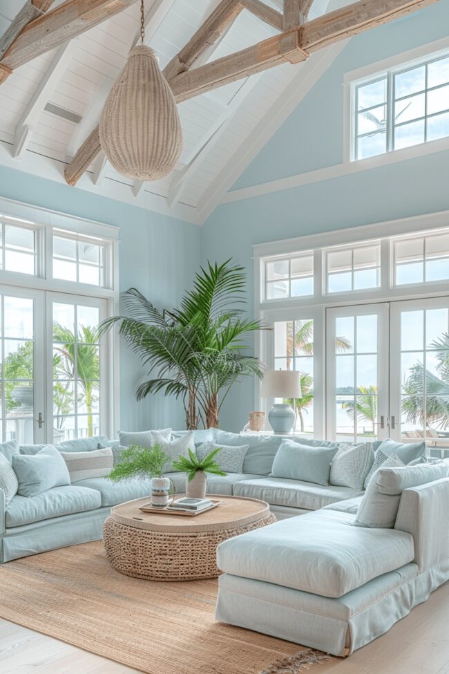 Coastal Airy Living Area