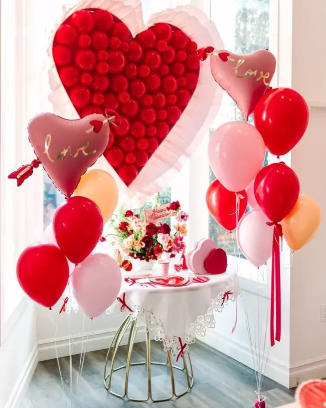 Balloons and Blooms for Love