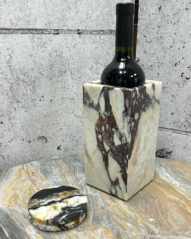 Elegant Marble Wine Holder