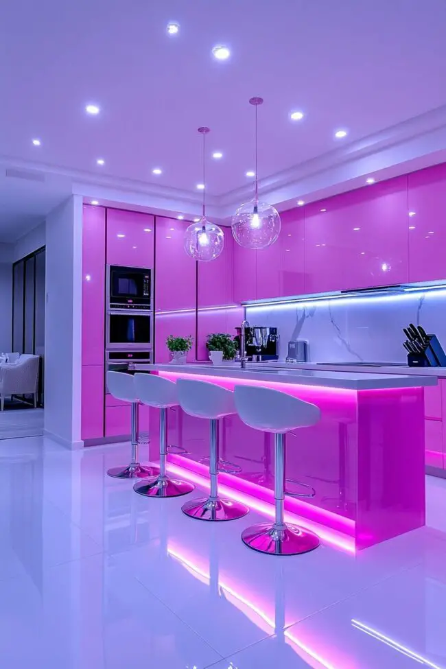 Radiant Pink Corner Retreat