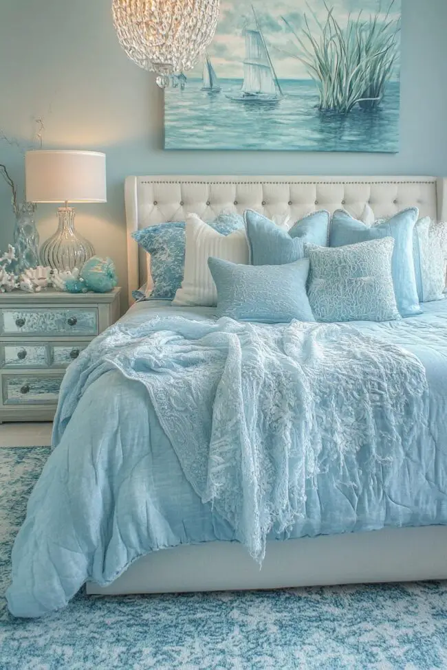 Tranquil Water-Inspired Bedroom Retreat