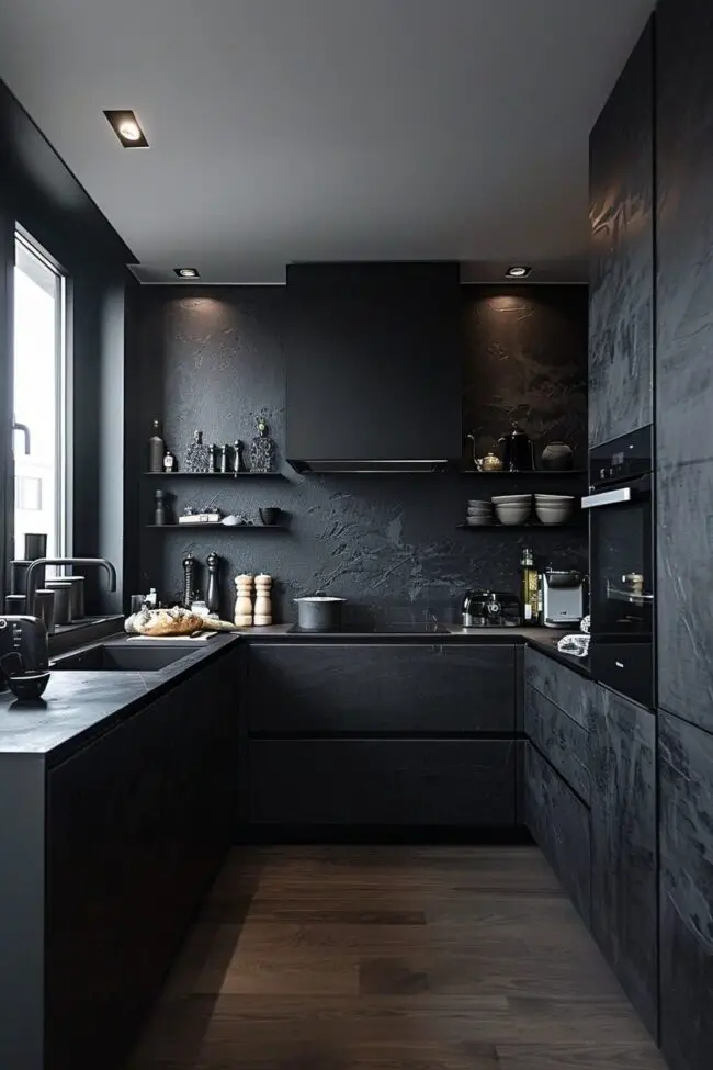 Chic Monochrome Designs for Small Kitchens