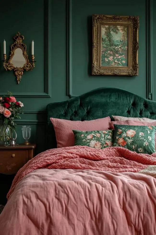 Emerald and Rose Color Palette Suite