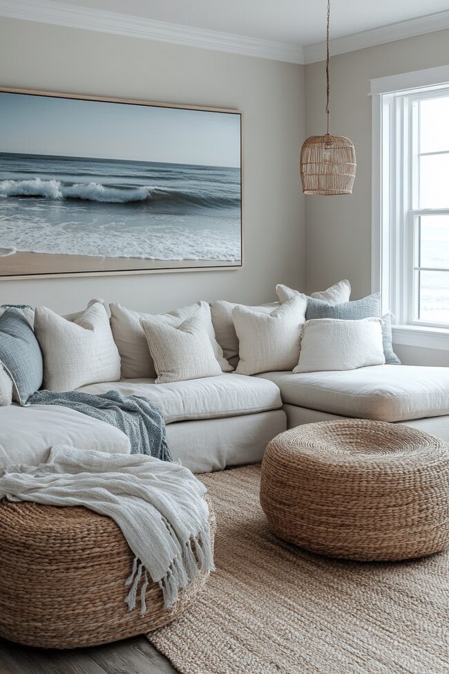 Best Color Palettes for a Beach Modern Living Room