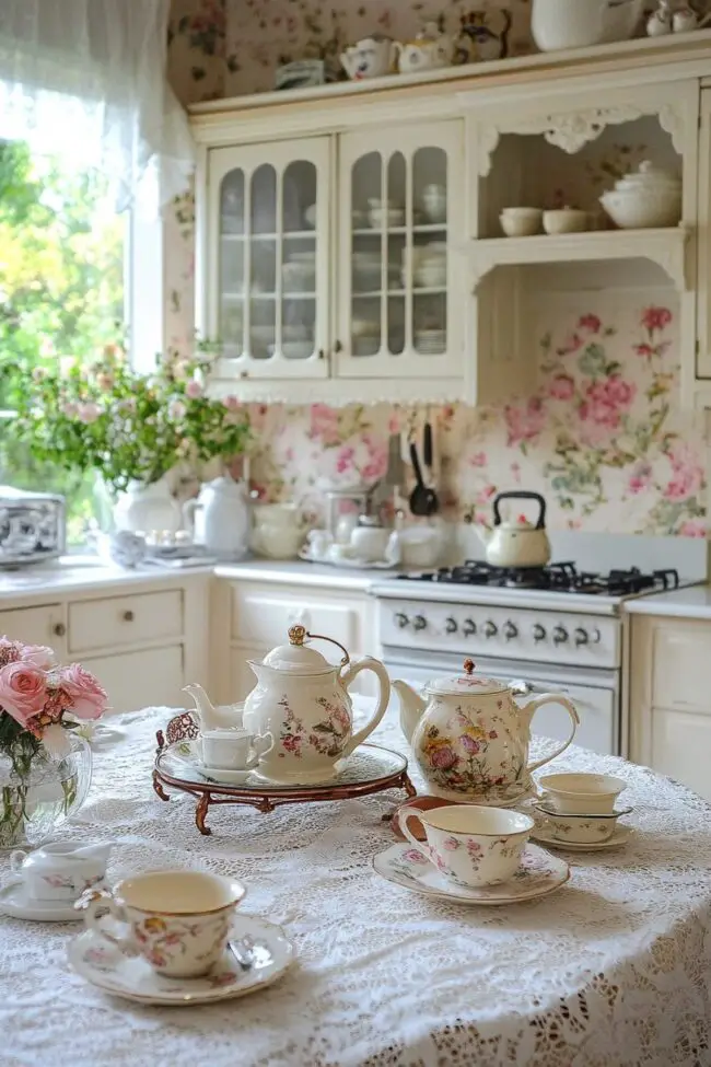 Timeless Victorian Kitchen for Tea Lovers