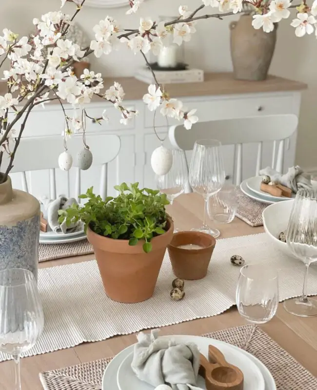 Festive Floral Easter Dining Arrangement