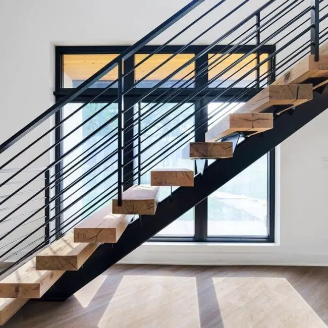 A Nature-Infused Stairway Design