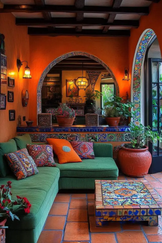 Mediterranean Fusion Living Space