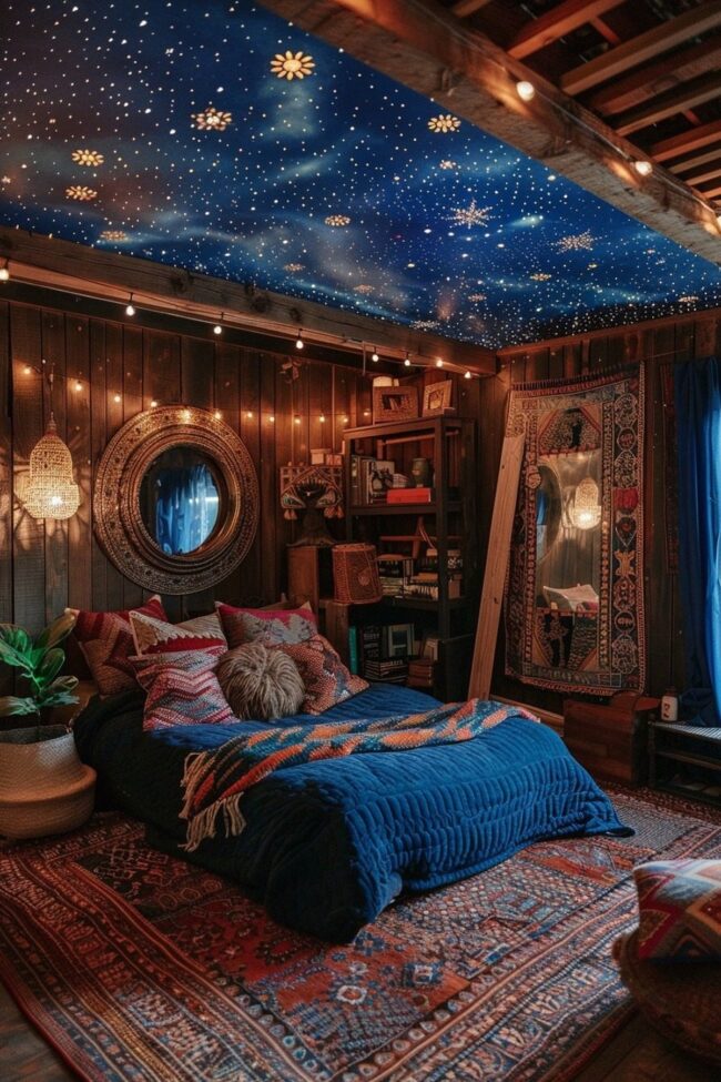 Charming Night Sky Workspace