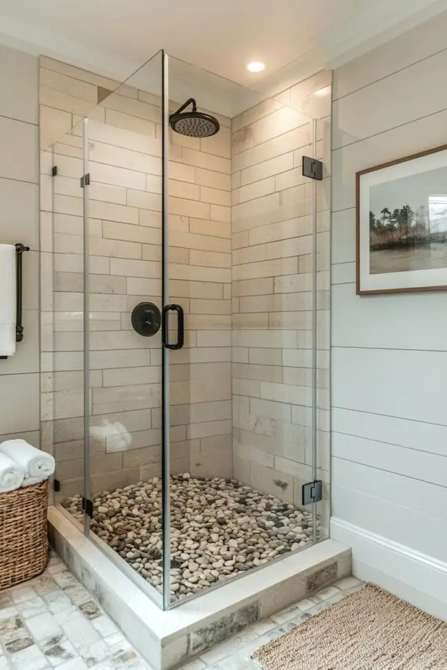 Natural Stone Shower Floor Ideas