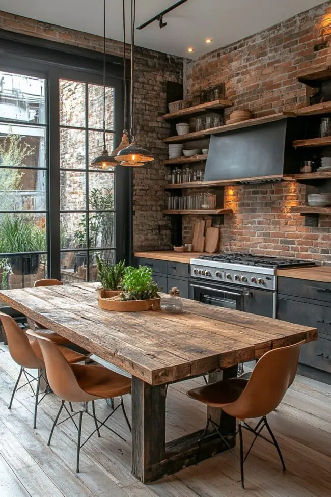 Rustic Charm in Kitchen Design