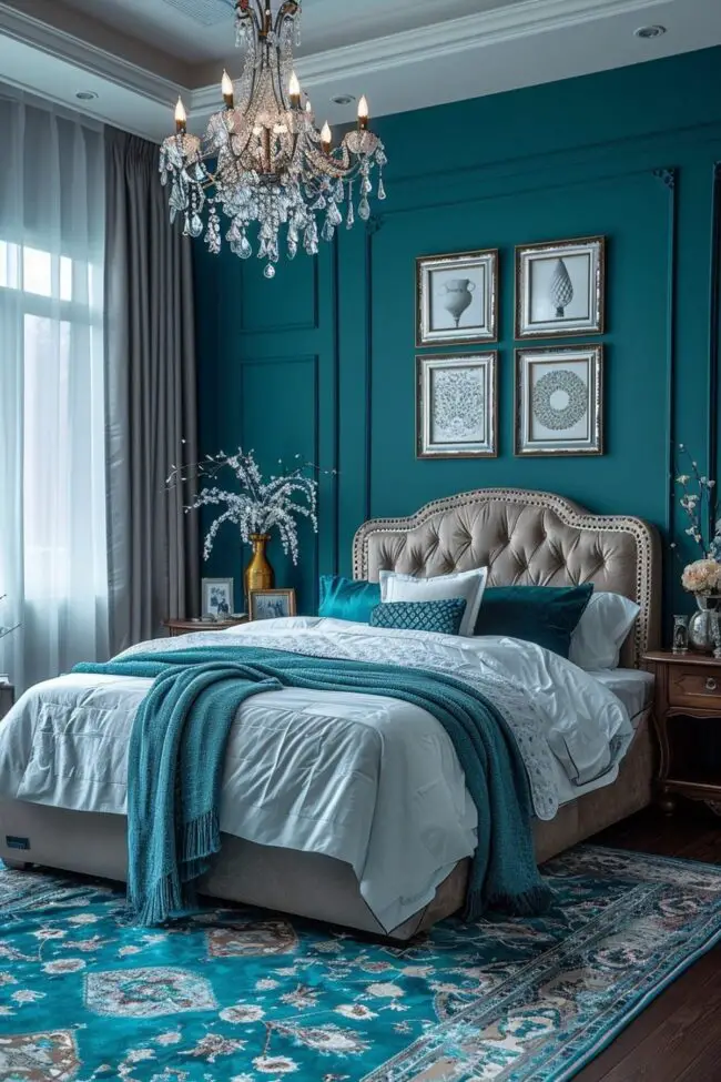 Teal Oasis Room Design