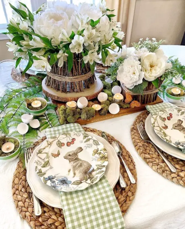 Elegant Easter Feast Settings