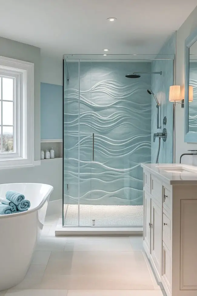 Tranquil Seaside Inspired Bathroom Design