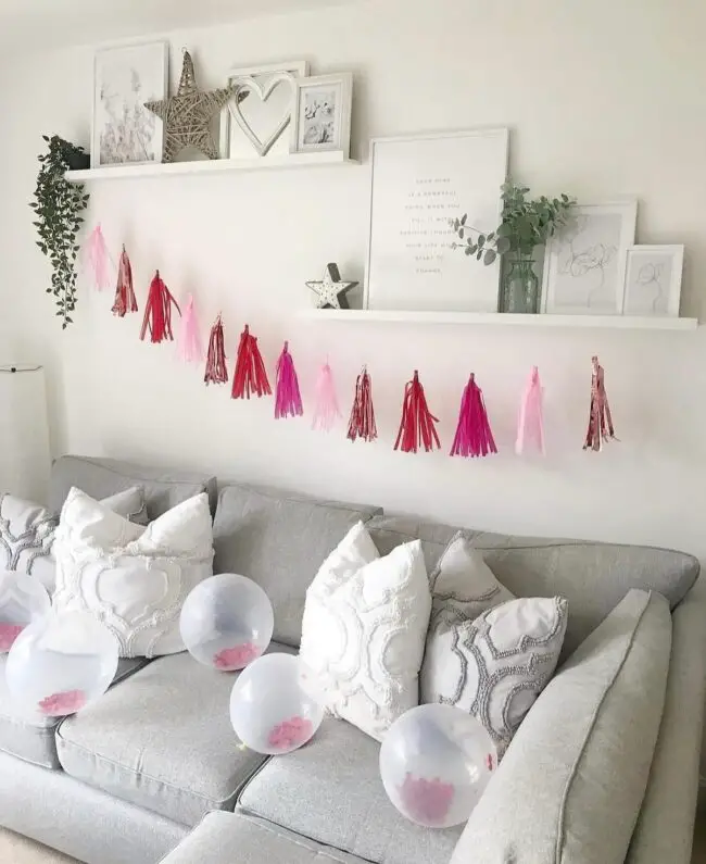 Chic Tassel Garland with Balloon Display