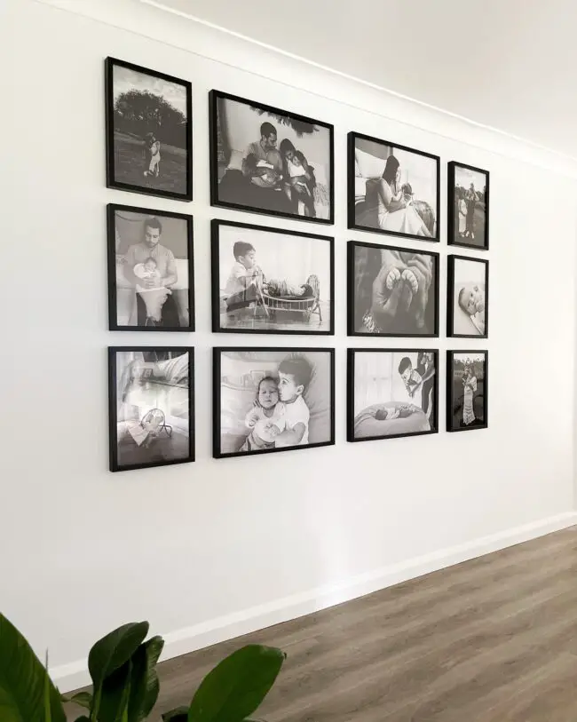 Large Family Portrait Gallery Wall