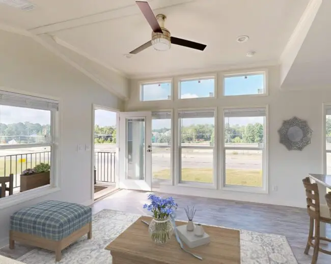 Living Room with Outdoor Views